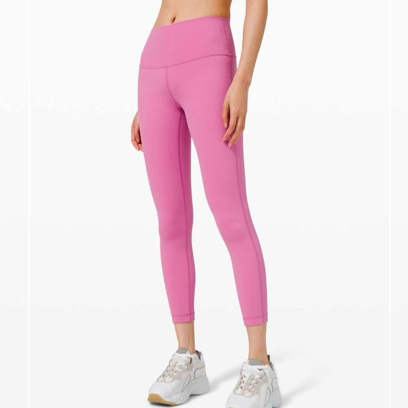 Lululemon Wonder Under High Rise Tight 25” Leggings Luxtreme Magenta Glow Pink 6 - Picture 2 of 10